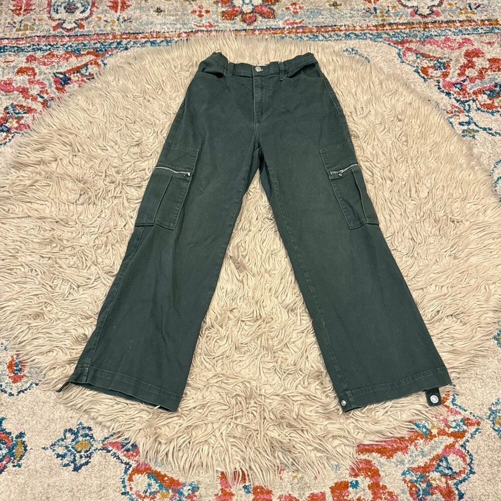 Weworewhat green cargo style jeans size small